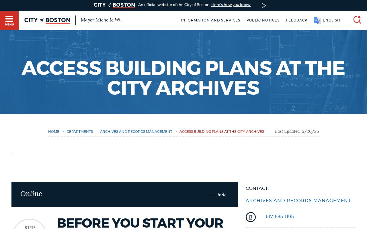 Massachusetts previous residents research using the Boston Archives historic permit index
